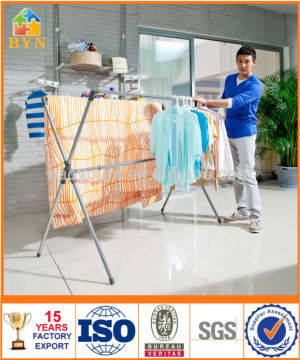 BYN double rod extendable drying rack DQ-J007