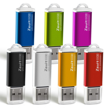 Dritta flash USB personalizzata ad alta velocità 32GB-128 GB USB 2.0/3.0 Metal Memory Stick Pendrive