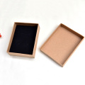 Custom Kraft Paper Jewelry Box With Foam Insert