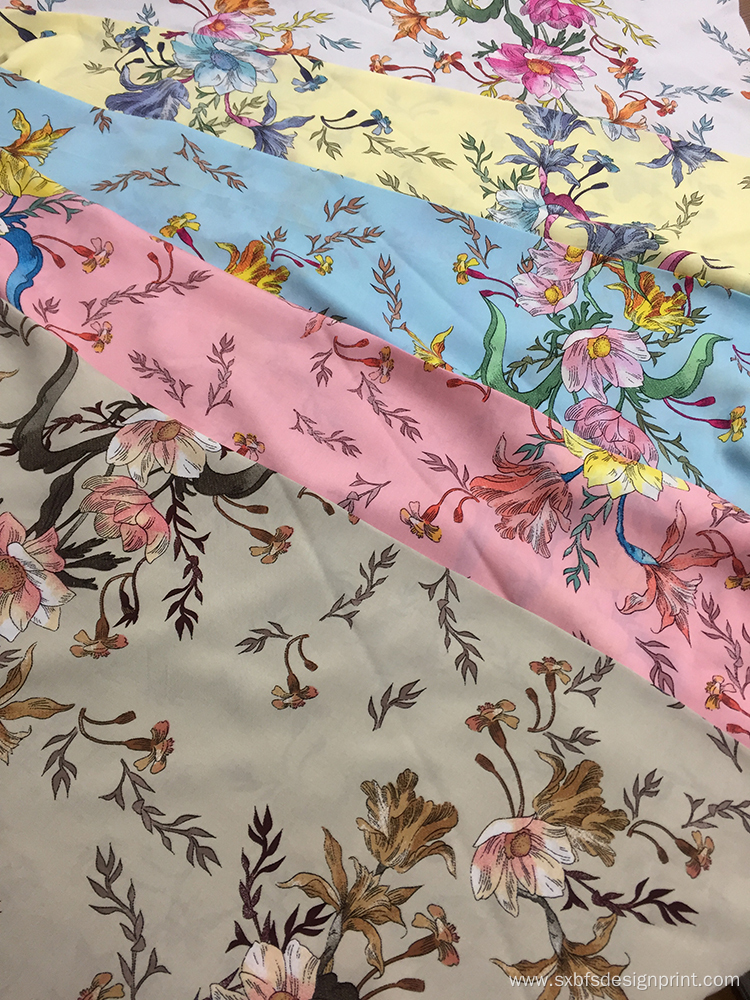 Rayon Poplin shuttle 45S Printing Woven Fabric