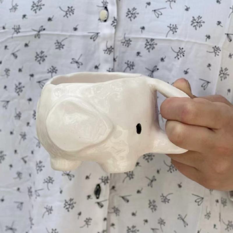 Creative Elephant-Shaped Mug for Unique Coffee Experience