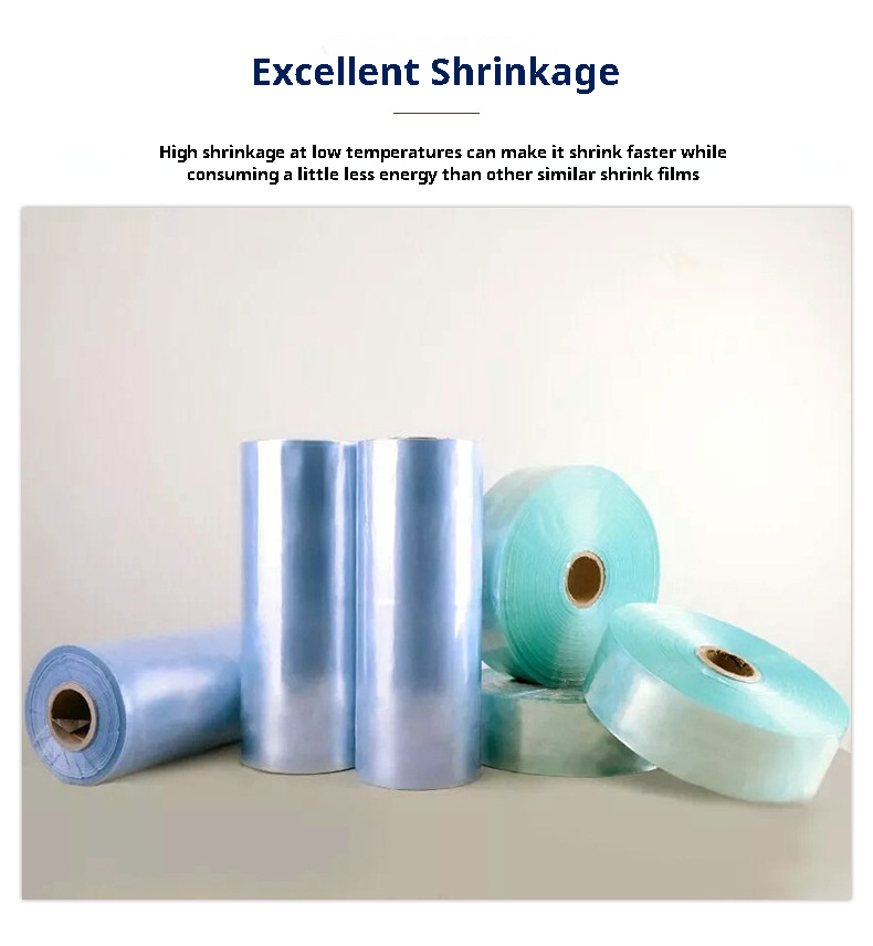 Transparent PVC Shrink Film Roll Soft Plastic Wrap Sleeve for Water-Proof Package Protection Blow Molding Process Moisture-Proof3
