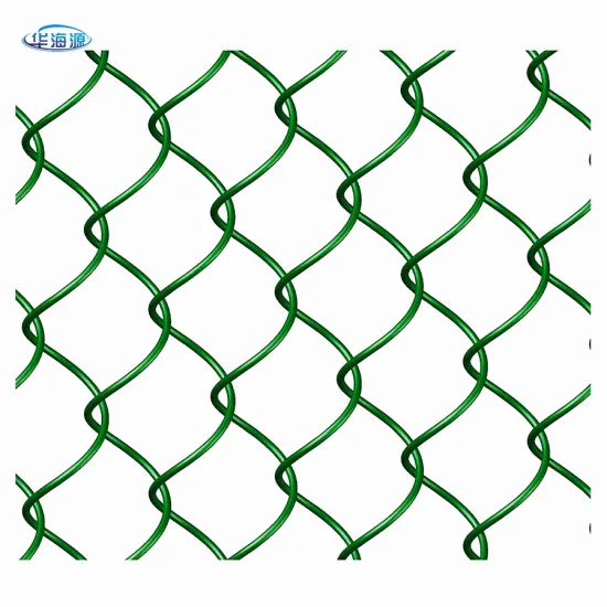 Galvanized PVC Coated Garden and Playground Chain Link Fence