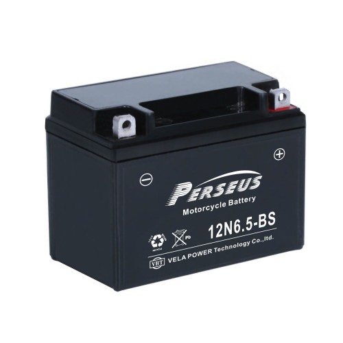 12v 6.5ah High Quality Motorcyle Parts Battery 12N6.5-BS
