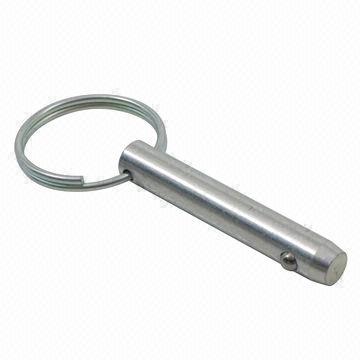 Detent pin, made of steel and stainless steel