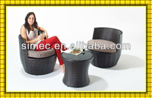 all weather aluminum and rattan wicker stacking patio set