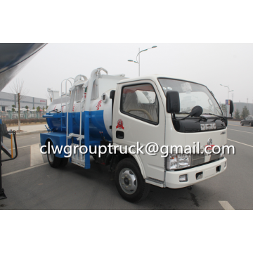 Dongfeng 5CBM Kitchen Swill / Garbage Suction Truck