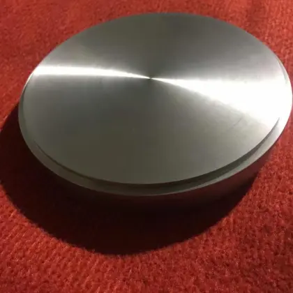 Tungsten target disk material