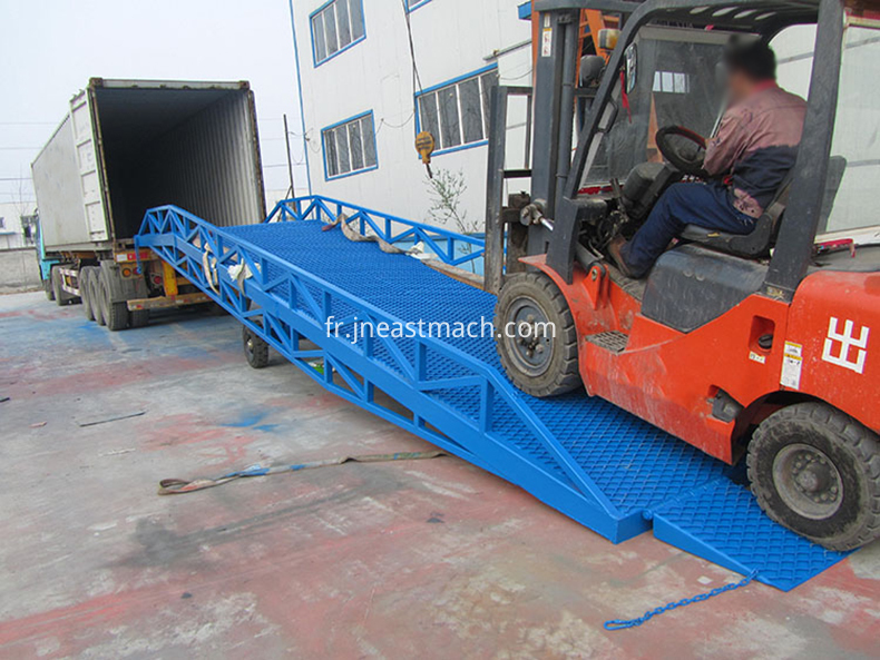 Easy Operation Mobile Loading Yard Ramp For Sale