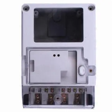 Single-phase Electric Meter Case, Transparent Cover, Bakelite Terminal Housing