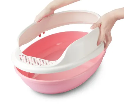 Litter Guard Cat Litter Box Transparent Cat Litter Box