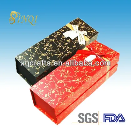High quality paper one bottle wine box