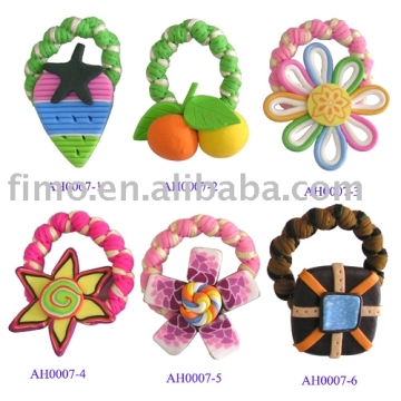 Polymer clay children's hair accessories