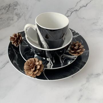 Set de vajilla de 16pcs Conjunto de gres porcelánico Diseño caliente