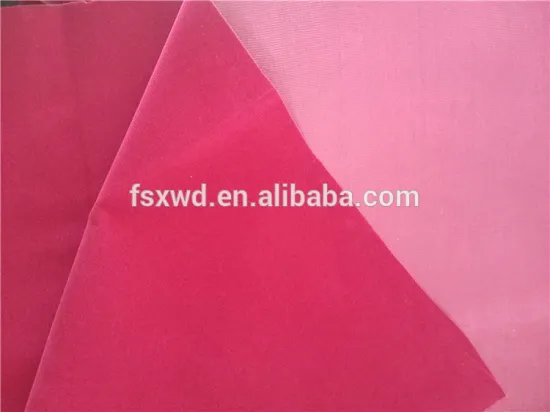 napa pu leather tricot velvet fabric