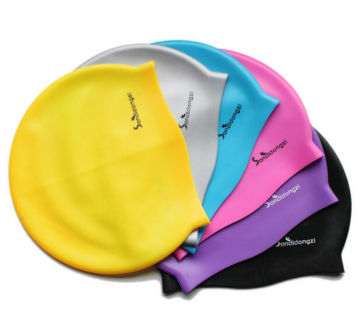 Hot sell silicone swimming cap with waterproof paypal accept