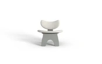 Wooden Chair With Fabric Cushion Seat Dinning Chair