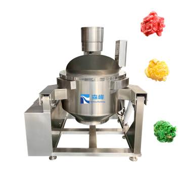 High Quality Industrial Automatic Spherical Sweet Flavor Electric Induction Popcorn Machine