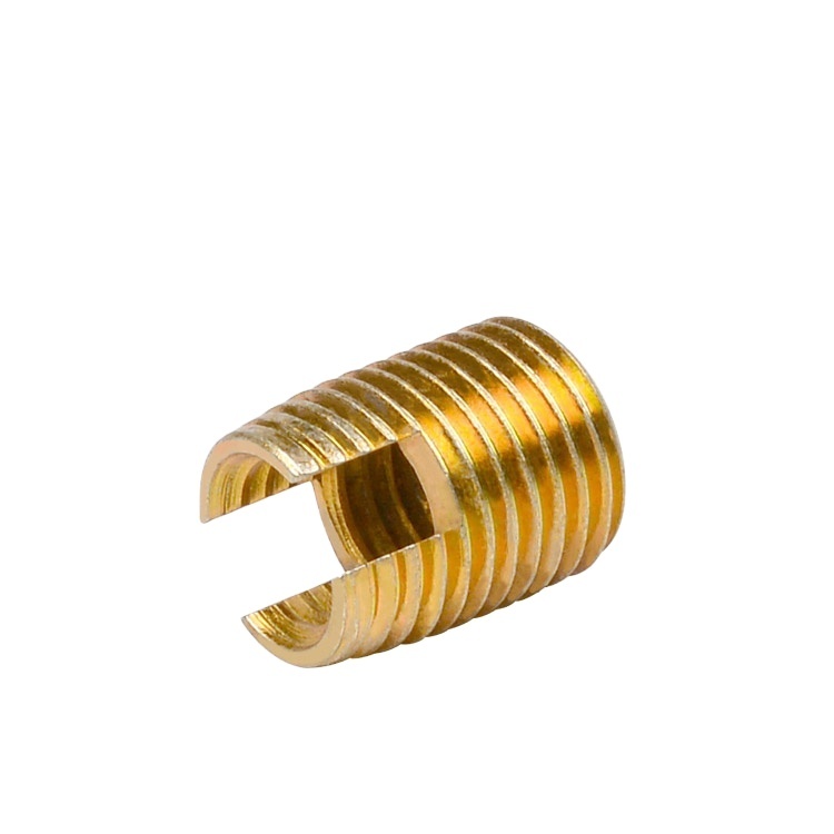 Uxcell Zinc & Nickel Plated Brass Self Tapping Threaded Insert Nuts Type 302 with UNC 8-32 4-40 1/4-20 5/16-18 GB Standard