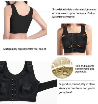Post Surgical Compression Bra for Breast Augmentation and Body Shaping