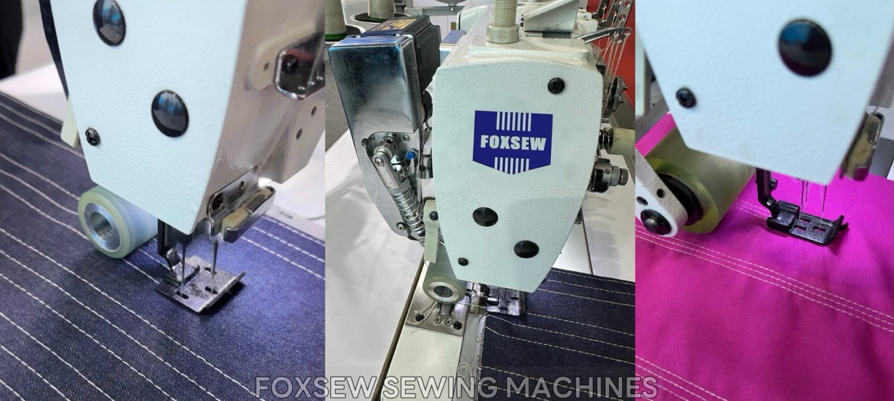 Three Needle Lockstitch Sewing Machine with P