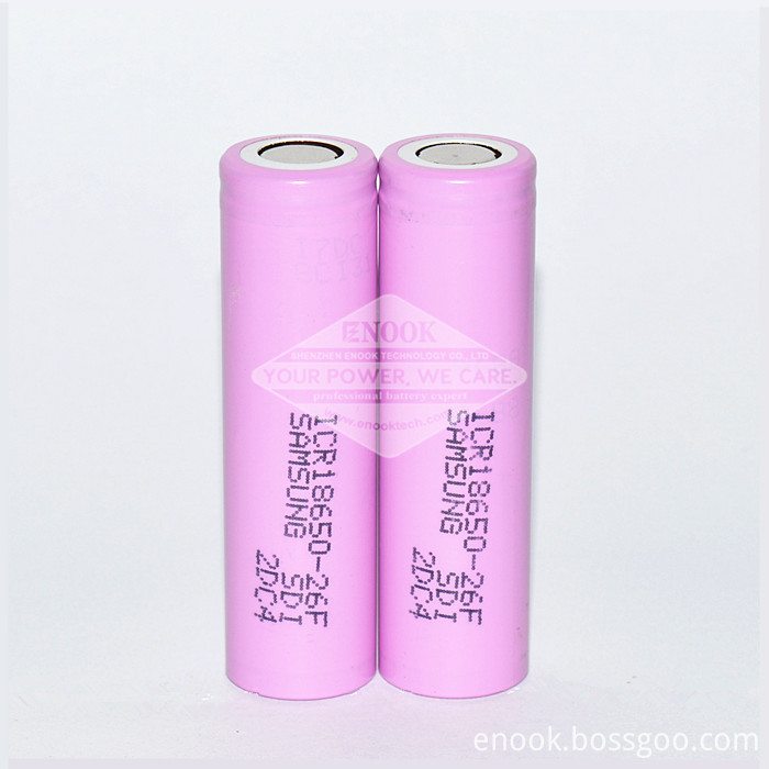 Samsung 26F 3.7v li-ion rechargeable Battery