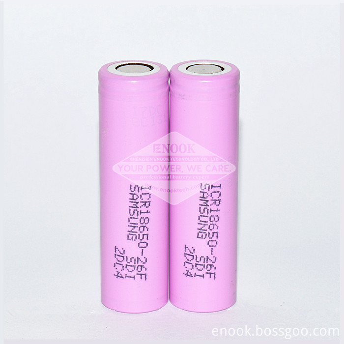 Samsung 26F 18650 Battery 2600mAh