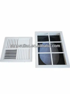 4-way and adjustable ABS plastic vent louver