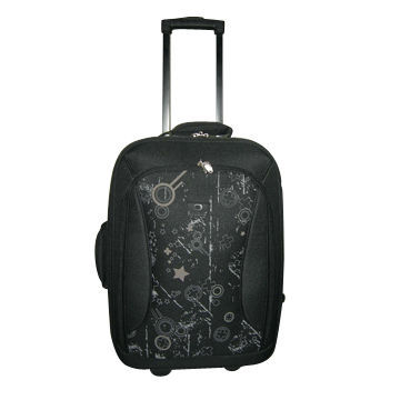 3-piece trolley set, made of polyester, front with EVA, measures 20, 24, 28 inches