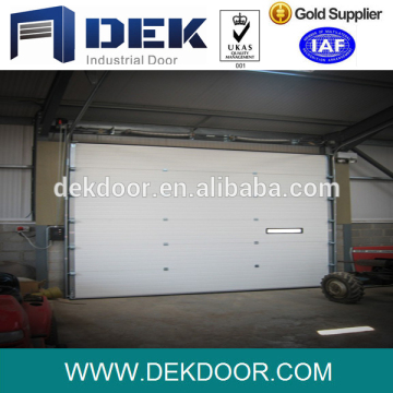 Sectional vertical lifting industrial door