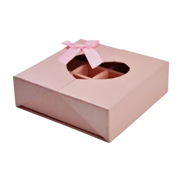 Custom Printed Chocolate Truffle Packaging Box With Windows
