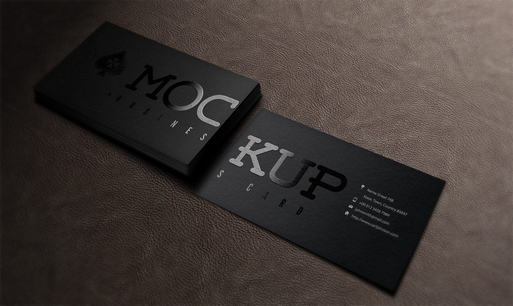 UV coating cards design