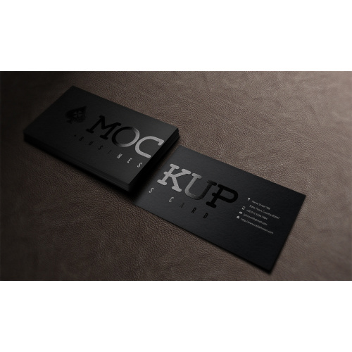 UV coating cards design