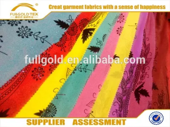 2016 Hot sale new velentino printed with flocking and metallic fabric ,chiffon maxi dresses in shaoxing