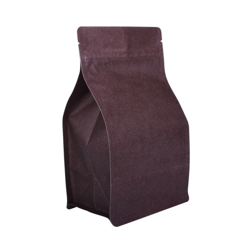 Kraft Bag Folie Glidelås Fjell Kaffeemballasje 250g