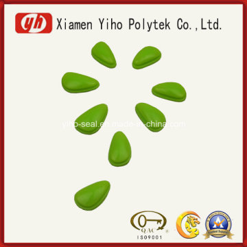 RoHS Certificate Custom Electronic Silicon Rubber Green Buttons