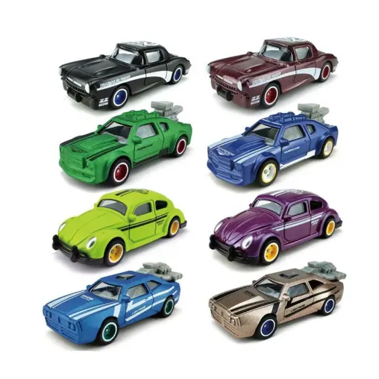 1:64 Scale Diecast Alloy Toy Cars - Free Wheel Super Simulation Vehicle Models