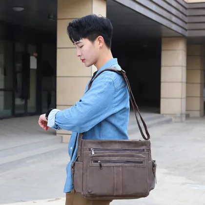 Business Notebook Messenger Bag For Men Business Bag