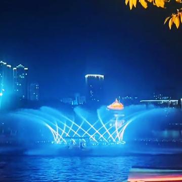 Outdoor Modern Water Music Dancing Fountain Show