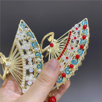 Domoho Antique Pearl Женская шпилька новогодний клип