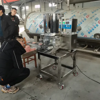 Automatic Metal Burger Press: Hamburger Steak Forming Machine