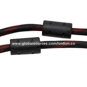 High-speed DVI to DVI Cables with Gold-plated Connector, Up to 2,048 x 1,536 Pixels