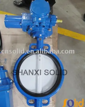 wafer double flanged butterfly valves