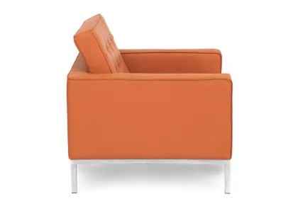 Florence knoll replica single leather sofa