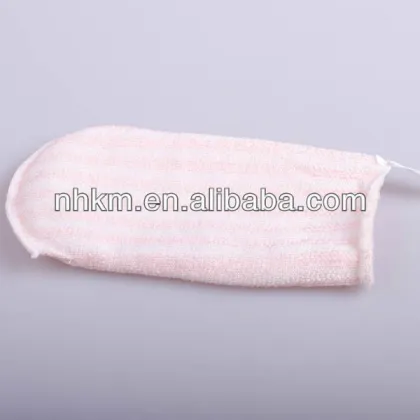 Nylon body massage glove