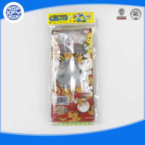 Self-adhesive polybag with printed header