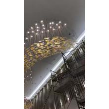 large luxury project banquet lobby crystal chandelier light