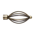 Outdoor Twisted Cage Curtain Rods Finials