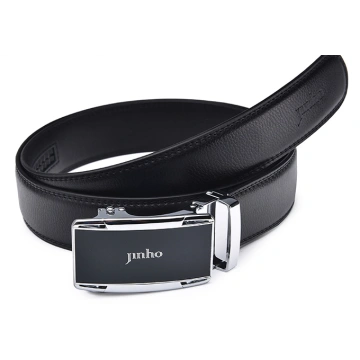 New Leather Belt Metal Automatic Buckle First Layer Cowhide