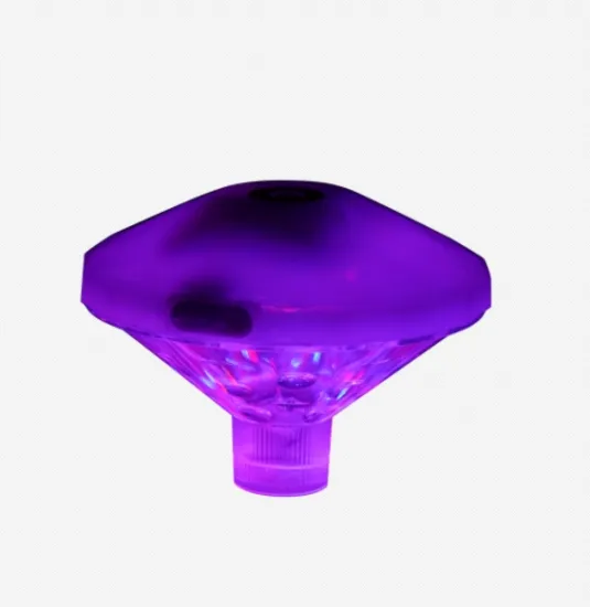 RGB Color-Changing Rechargeable LED Pool Lights for Disco Decoration